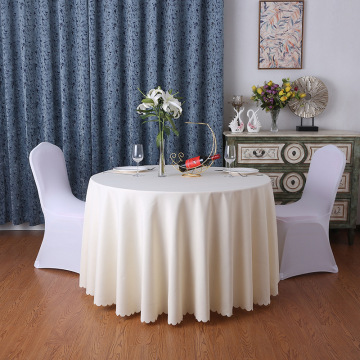 Wholesale Cheap Colorful Round Polyester Lace Tablecloths for Weddings and Events