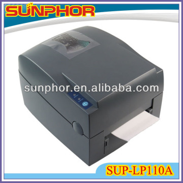 desktop label printer SUP-LP110A supports Direct thermal and Thermal transfer