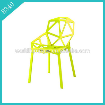 green plastic chair cover