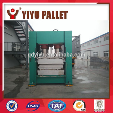 Machine to make wood pallet /wood saw dust pallet making machine with different size