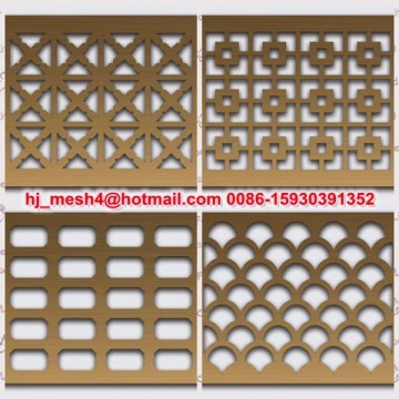 decorative metal perforated sheets/decorative perforated metal sheet