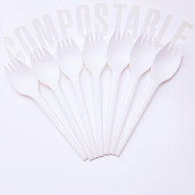 Eco-Friendly Reusable PLA Cutlery Set - Bulk Package of Spoons, Knives, Forks, and Sporks