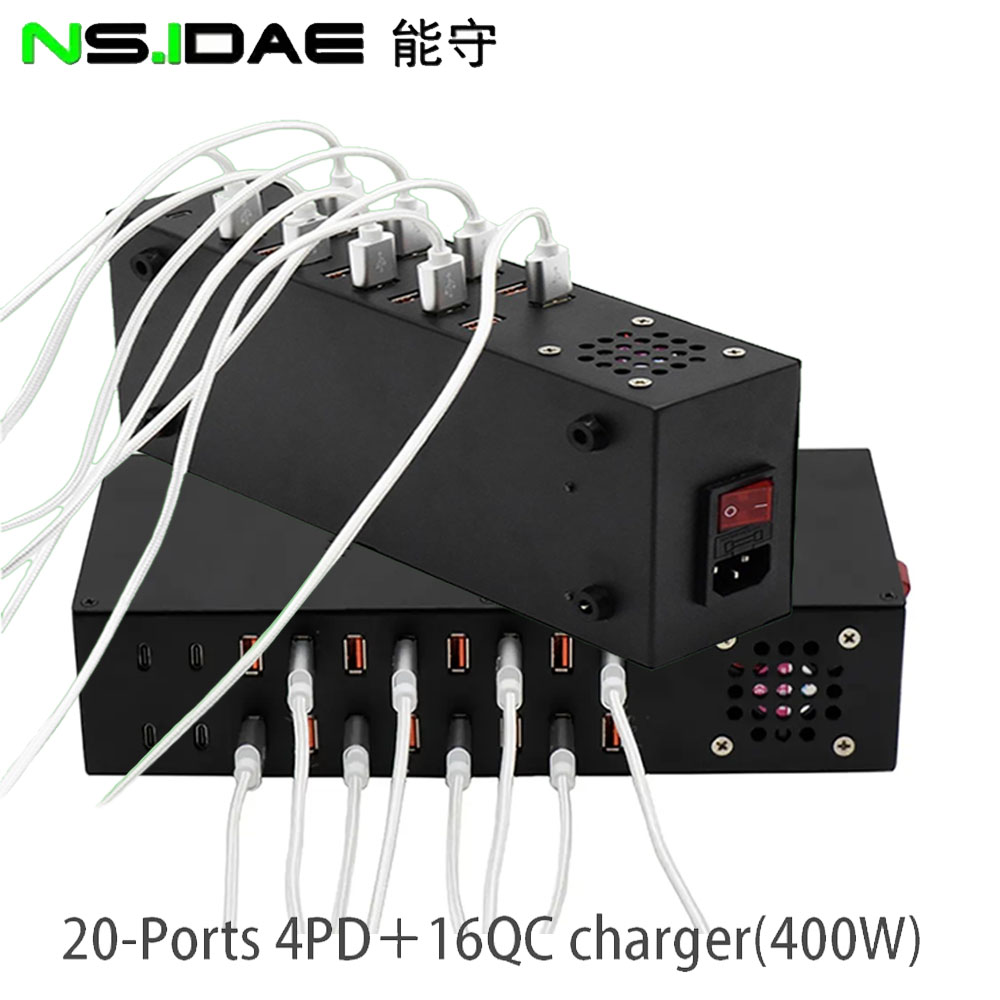 20 PORT 4C+16A PD/QC CHARGER 20 PORT 4C+16A PD/QC CHARGER