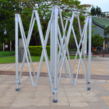 FEAMONT Deluxe Hexagon 3x3M Folding Tent Structure with 50MM Aluminum Frame