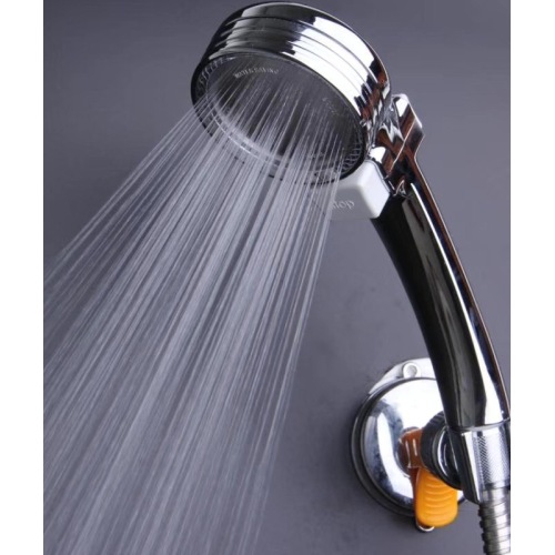 Multi-function chromed ABS plastic handheld shower head