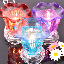 Hot Sell Design Baked Color Glass Oil Burner Crystal Incense Burner Multifunction C0309