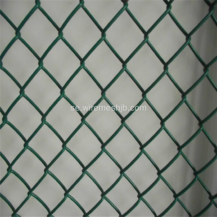 PVC Coted Chain Link Fence Rolls För Lekplats