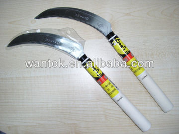 HAND SICKLE WITH WOODEN HANDLE