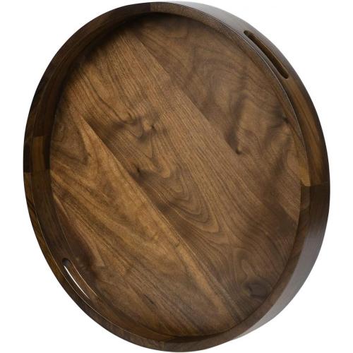 Round Wooden Tray Wood Tier Tray For Food