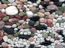 Polished River Stones for Paving Roads