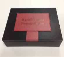 Fancy PU Leather Packing Box For Arabia Dates