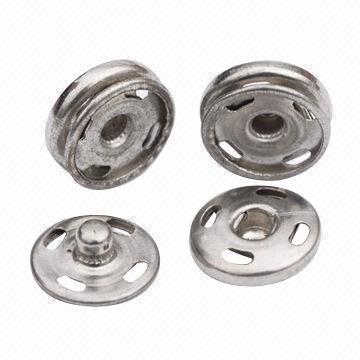 Metal Press Stud Buttons, Measures 11mm