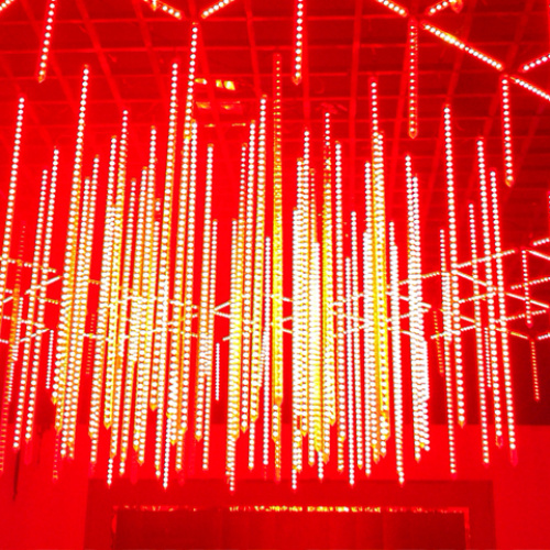 led hanging vertical tube light