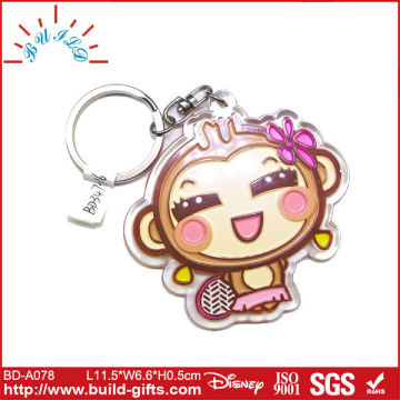 heart shape acrylic key chain blank acrylic key chains