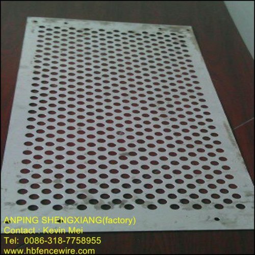 ISO14000circle perforated metal plate mesh