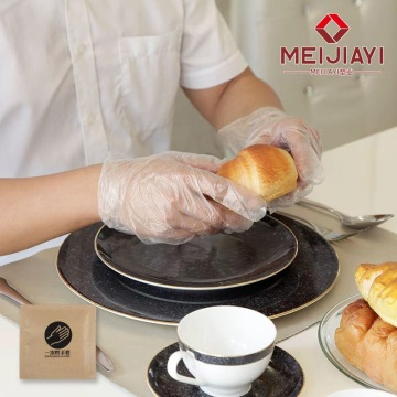 Disposable gloves for food use