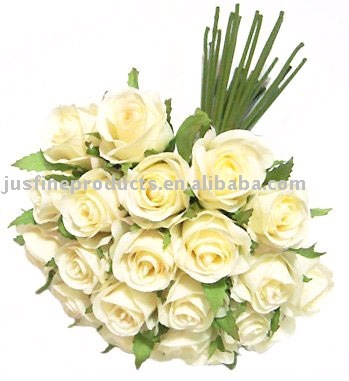Wedding Flower ( Rose Bouquet of 26 Flowers), Silk Wedding Flower, Artificial Wedding Flower