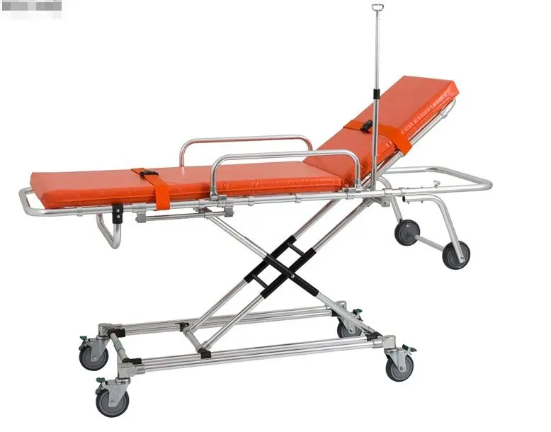 Cheap Chinese Manufactutor Adjustable Foldable Aluminum Ambulance Stretcher