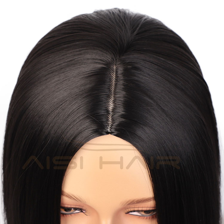 Black ForBlack Women Wigs Cosplay Party Short Bob Silky Straight Heat Resistant Synthetic Fiber Hair Wigs