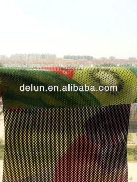 vinyle bi-directionnel de vision, vinyle clair de vision, vinyle numerique avec