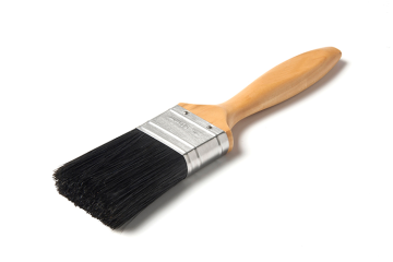 bristle & filament mixed wooden handle paint brush