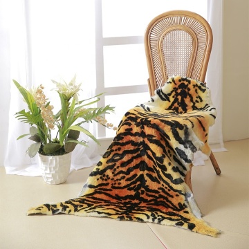 100% Natural Australian Real Sheepskin material 43X27.5" tiger blanket tiger rug