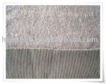 drop needle polar fleece bonded grey melange fleece/heather gray polar fleece