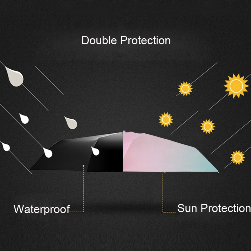 Custom Umbrella Box Zipper Gradient Ramp Umbrella Receive a Case