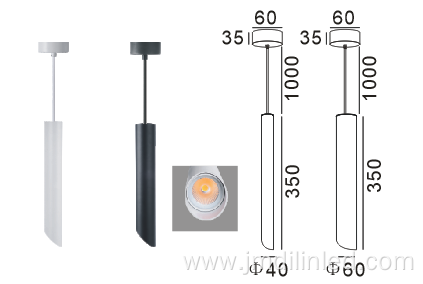 600mm length cylinder LED pendant light