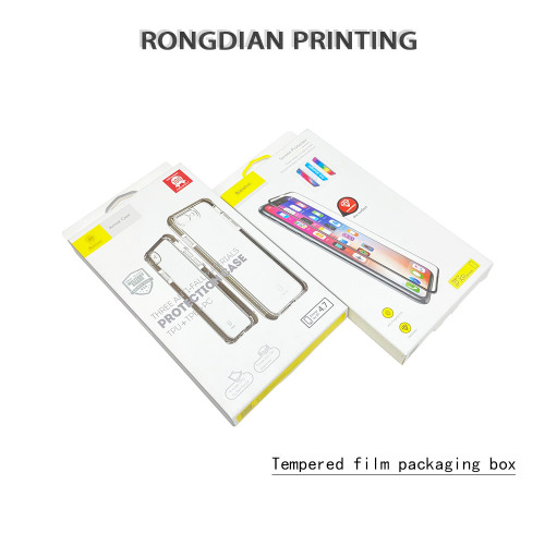 Mobile phone tempered film packaging