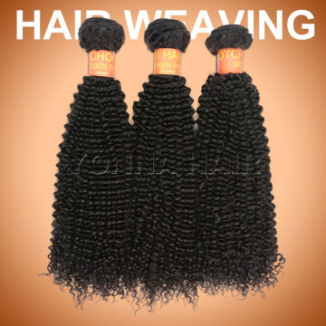 Curly weave 100% cheap brazilian hair weaving