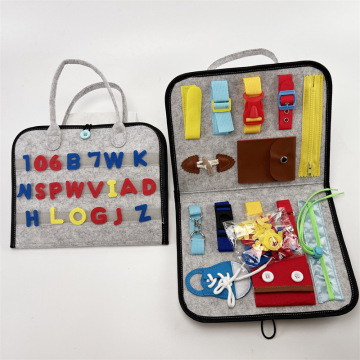 Busy Book: Toddler Learning Felt Play Book for Kids