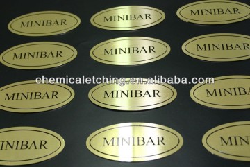 Metal etching sign,photo etching custom logo,etching gasket