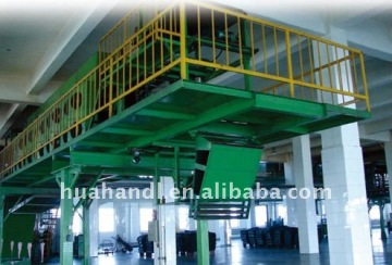 batch off unit rubber machine