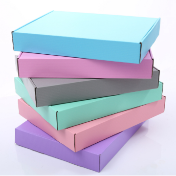 colorful corrugated packaging shoe gift box