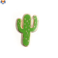 Logo logam logo enamel monstera pin tumbuhan