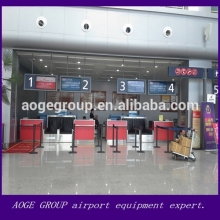 airport gate and check-in counter