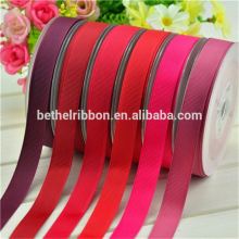2016 Wholesale european quality standard grosgrain material fabric ribbon