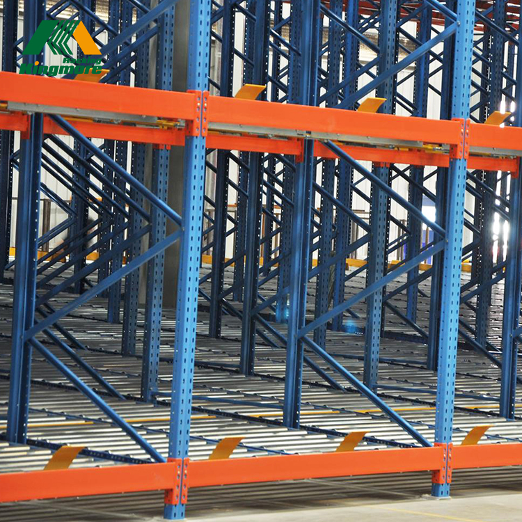 modern design mobile stackable pallet racking cold storage live racking heavy duty shelving