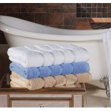 5 star Hotel Dobby fronteira toalhas 100% algodão
