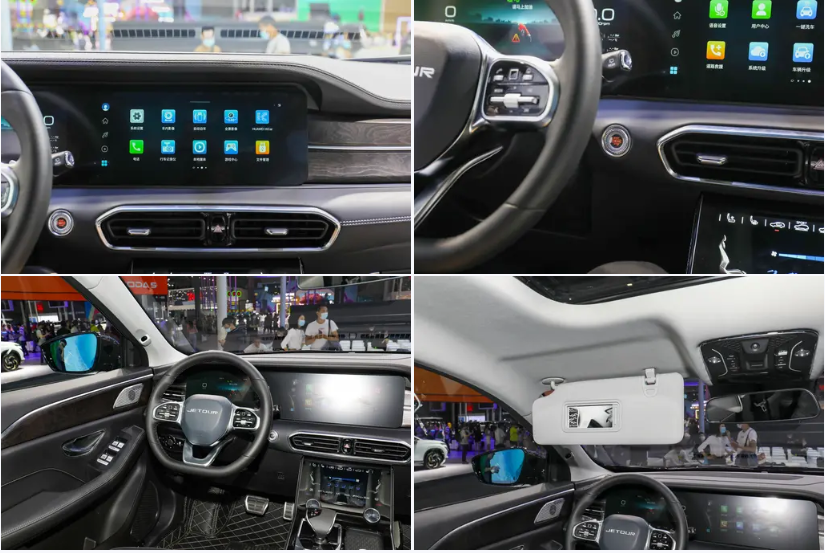 Jetour X90 White 2023 New Model Wholesale Luxury High Performance Gasoline Car Petrol Vehicles
