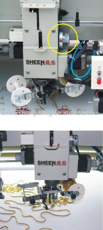 Coiling mixed embroidery machine