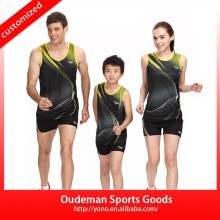 High quality sportswear,men and women running wear,family running wear suit Cheap sports running jersey YNRW-663