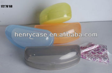 2014 new design transparent plastic glasses cases