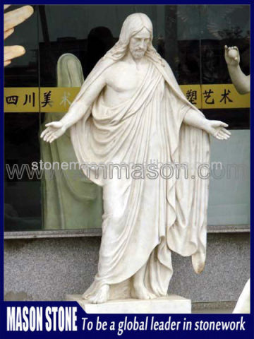 2013 modern tradional jesus christ statue in white marble