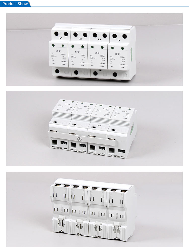 SAIP/SAIPWELL New Design IP65 Electrical 4 Poles 320/385/440V Lightning Rod Prices