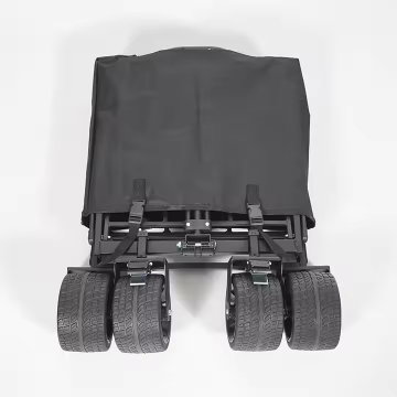Compact Folding Utility Wagon Cart for Shopping and Camping