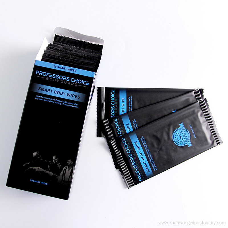 Custom 20PCS Different Style Gym Cleansing Wipes