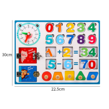 Montessori-inspired Digital Cognitive & Math Skills Development Busy Board - Wooden & Multi-functional