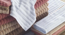 Cotton Stripe Jacquard Towel
